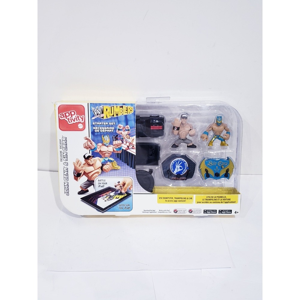 WWE Rumblers John Cena and Sin Cara Starter Set Wresting 2012 Mini Figures NEW